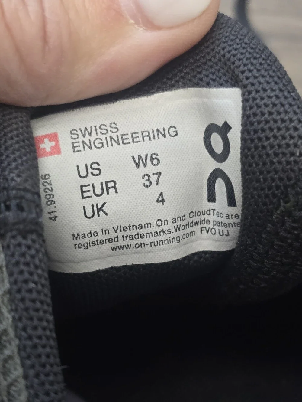 On Cloudswift running Sneakers Magnet/Lavender Size 6 Athletic Athleisure
